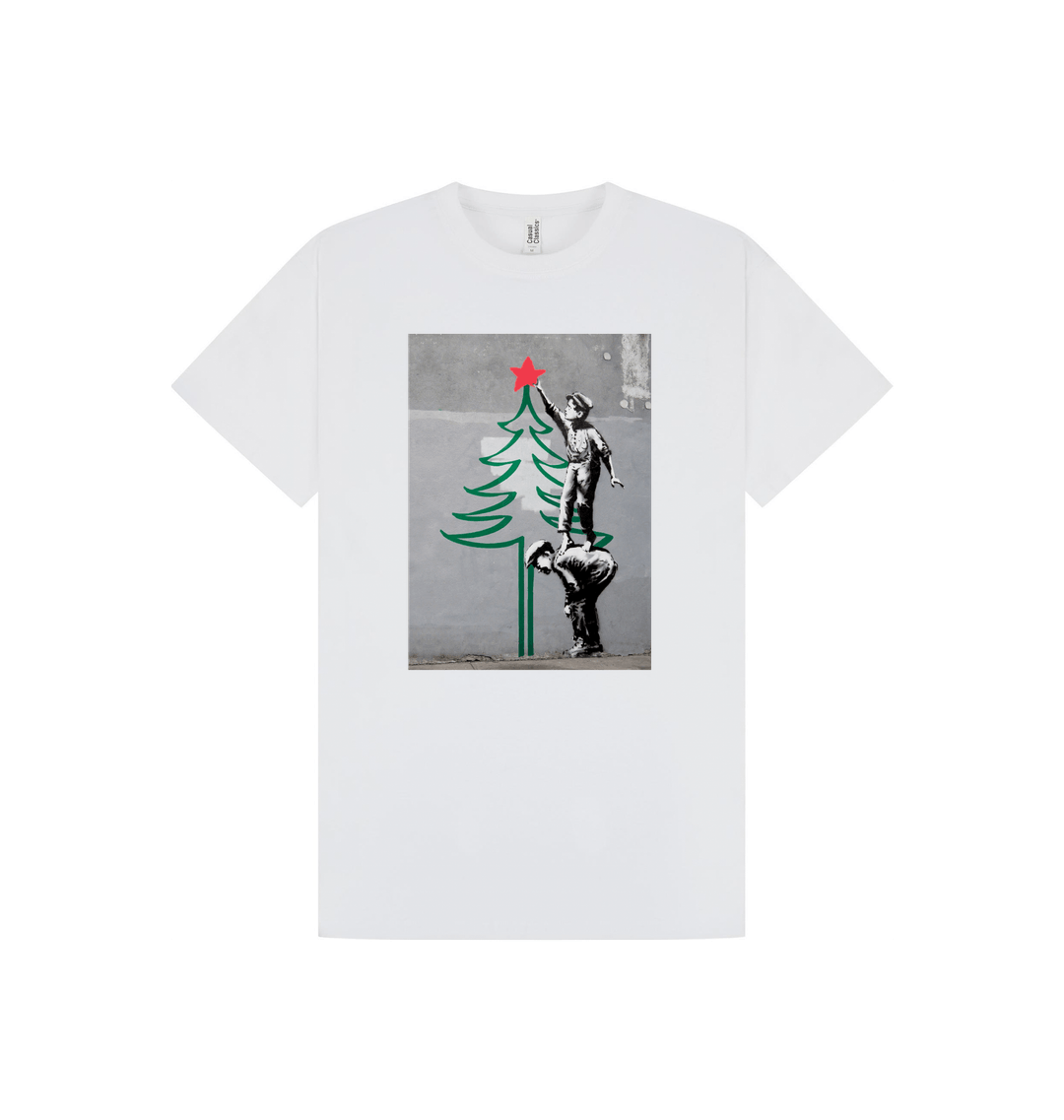 White Printed T-shirt Front