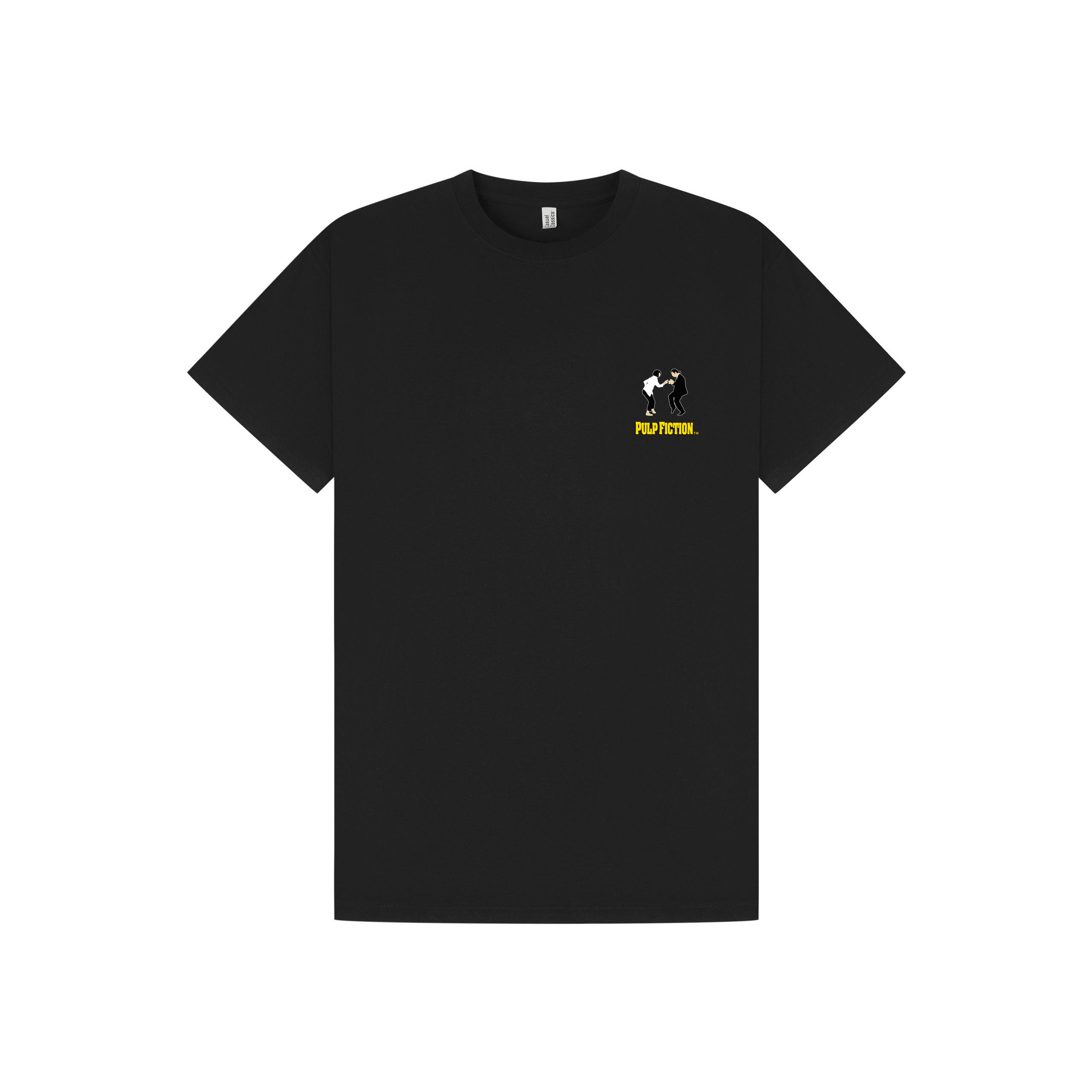 Black Printed T-shirt Front