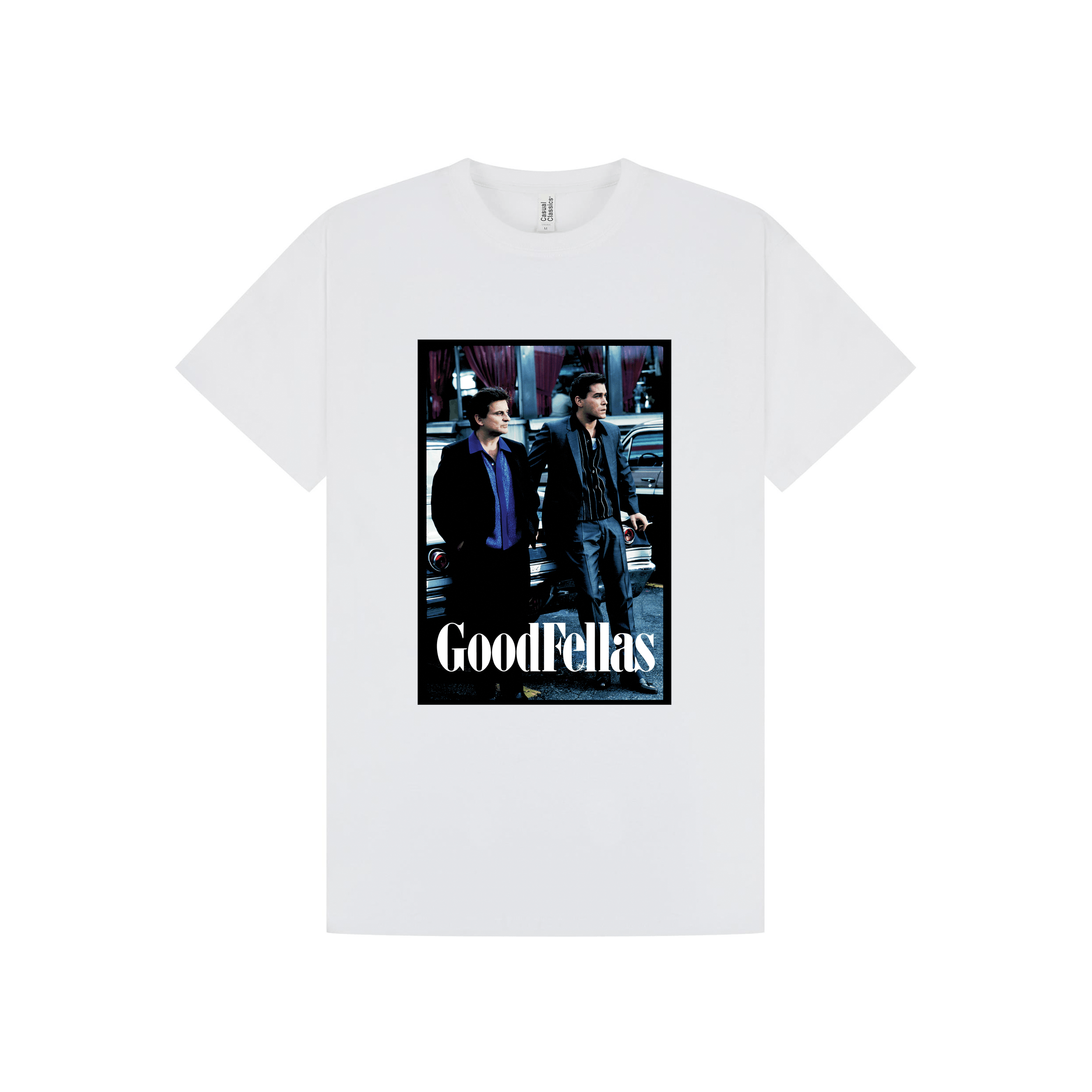 White Printed T-shirt Front