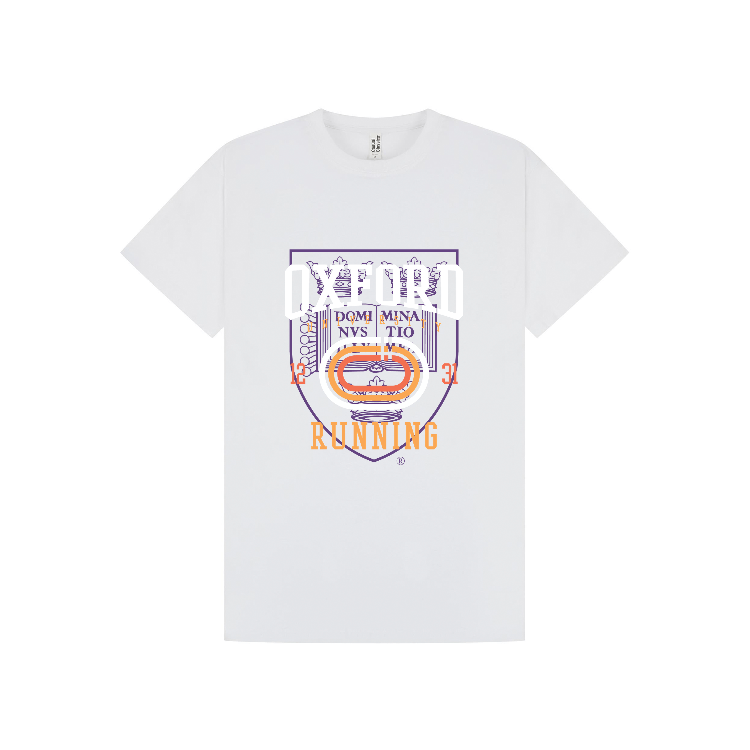 White Printed T-shirt Front