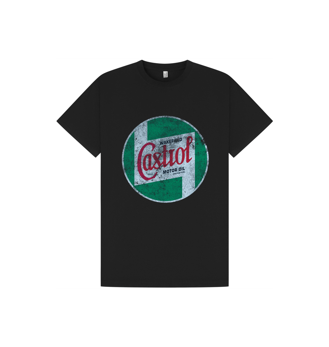 Black Printed T-shirt Front