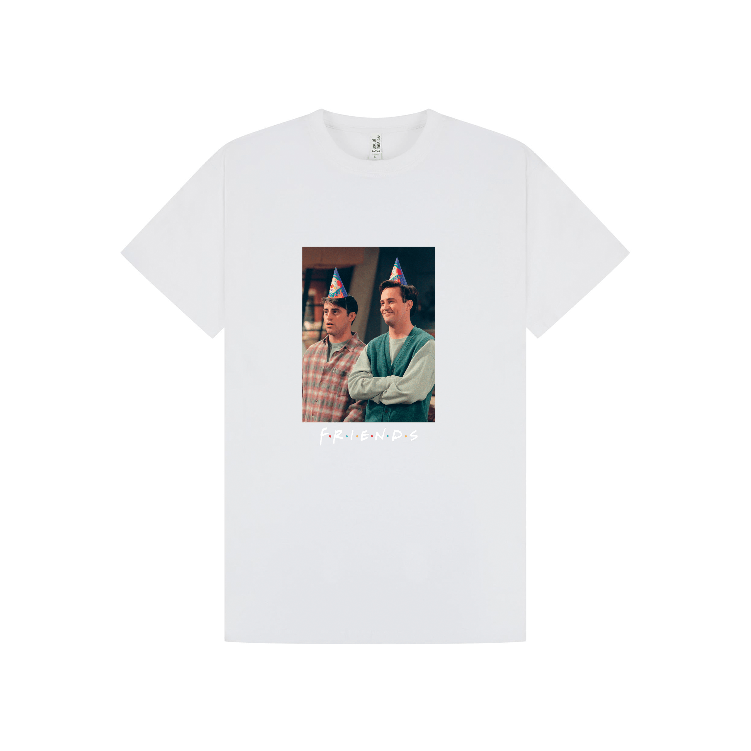 White Printed T-shirt Front