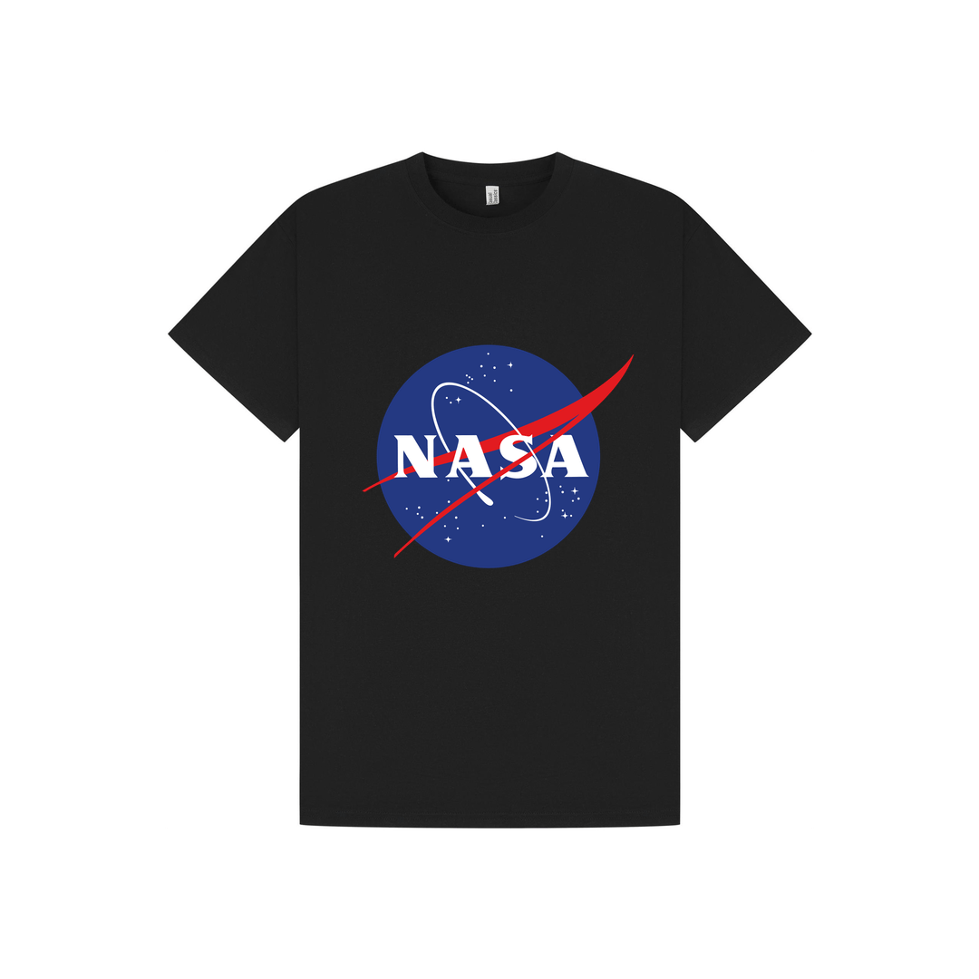 Black Printed T-shirt Front