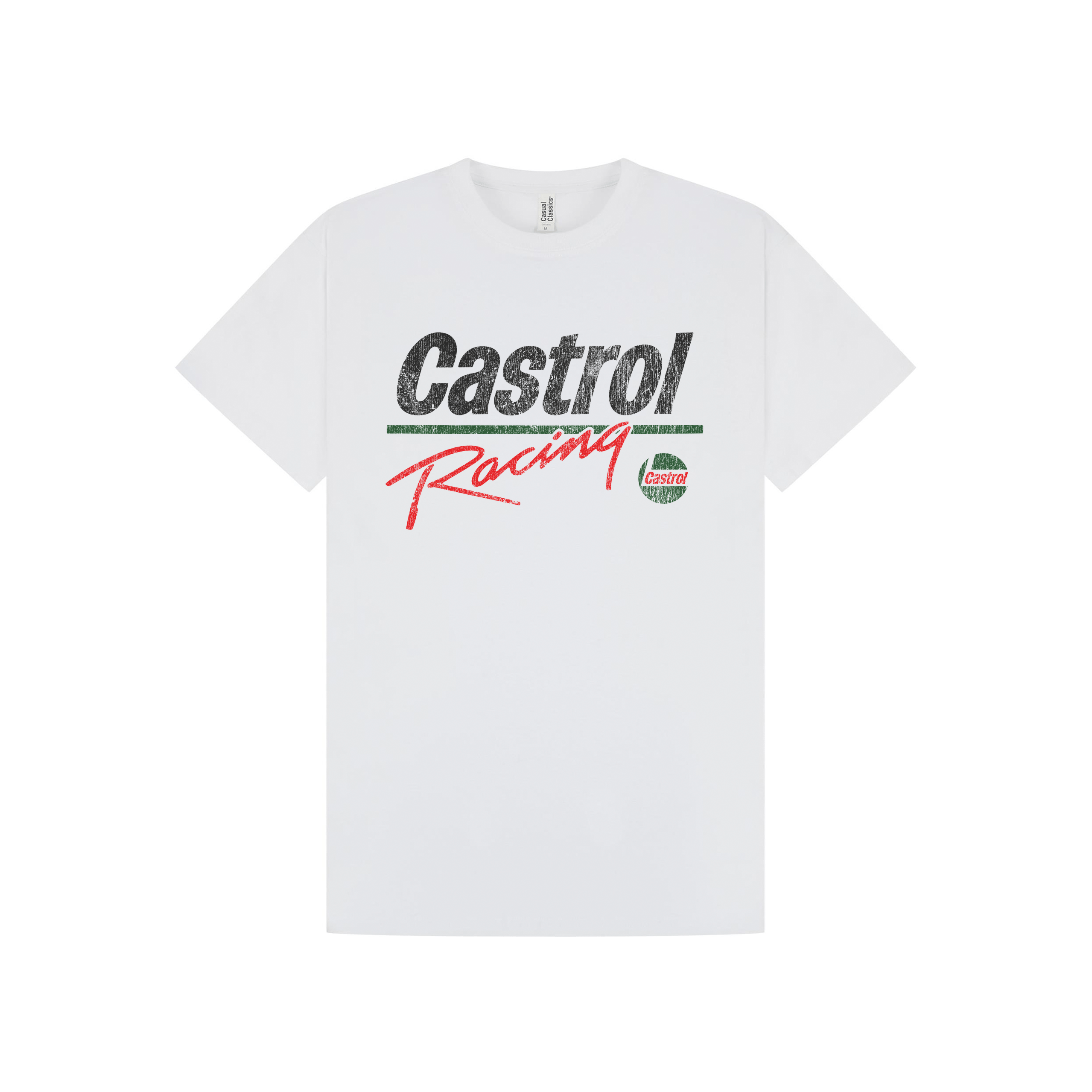 White Printed T-shirt Front