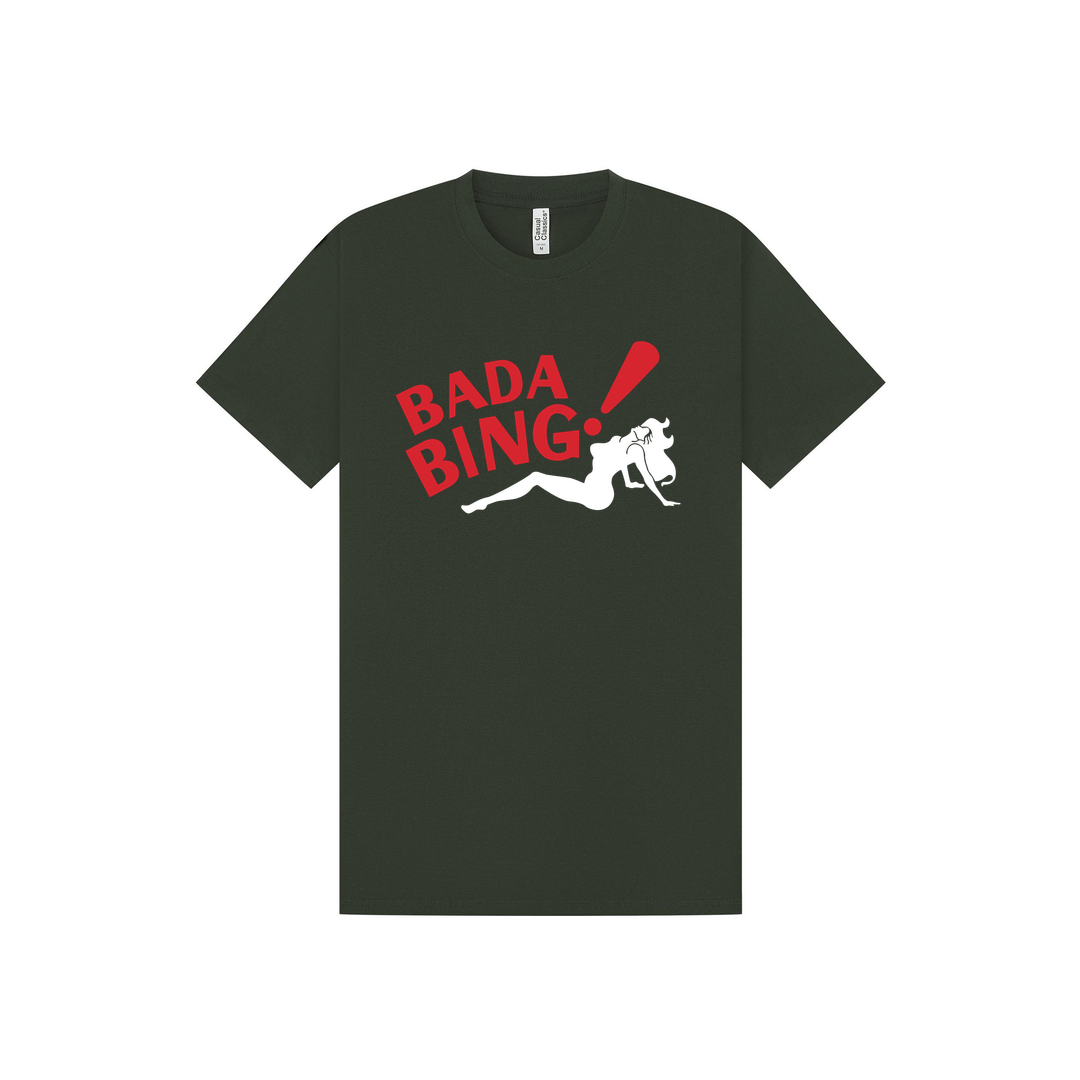 Forest Green Printed T-shirt Front